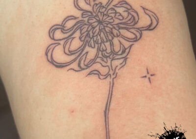 Flower tattoo - Flash Tattoo - Killer Silver tattoo Studio