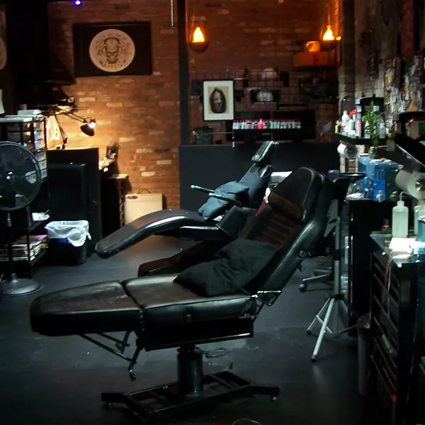 Inside the original Killer Silver Tattoo Studio at 172 Avenue B in Manhattan's East Village, 2018 to 2021